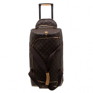 مملوكة مسبقًا Louis Vuitton Brown Monogram Canvas Neo Eole 55 Rolling Luggage