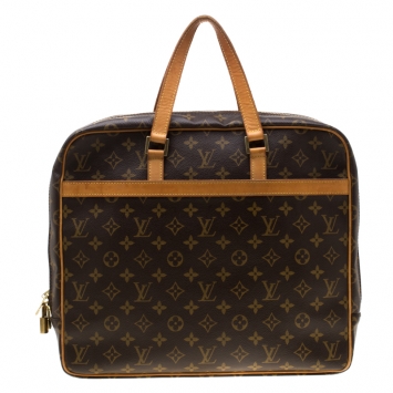 Pre Owned Louis Vuitton Monogram Canvas Porte Documents Pegase Soft Briefcase Bag