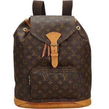 Pre Owned Louis Vuitton Monogram Montsouris Canvas GM Backpack