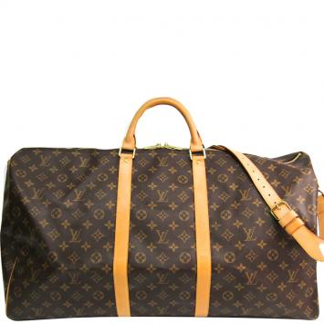 مملوكة مسبقًا Louis Vuitton Monogram Canvas Keepall Bandouliere 60