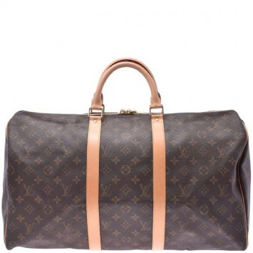 Pre Owned Louis Vuitton Monogram Canvas Keepall 50 Bag`