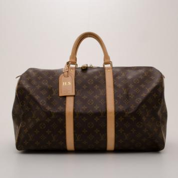 Pre Owned Louis Vuitton Monogram Keepall 50