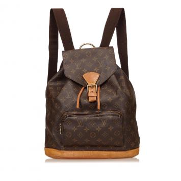Pre Owned Louis Vuitton Monogram Canvas Montsouris Backback GM