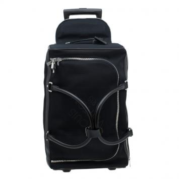 مملوكة مسبقًا Louis Vuitton Black Damier Geant Canvas Eole Rolling Suitcase 50