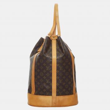 Pre Owned   Louis Vuitton Brown Monogram Randonnee GM