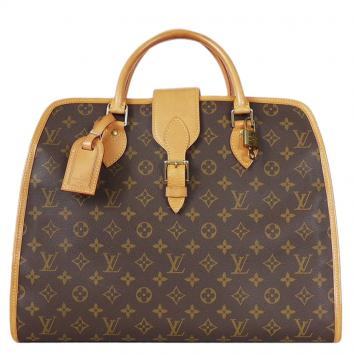 Pre Owned Louis Vuitton Monogram Canvas Rivoli Soft Briefcase