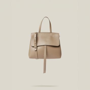 Pre Owned Mansur Gavriel Grey Mini Lady Leather Shoulder Bag One Size