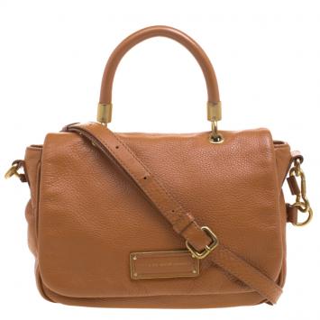 Pre Owned Marc by Marc Jacobs Brown Leather Too Hot To Handle Shoulder Bag
