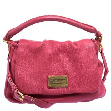 مملوكة مسبقًا Marc by Marc Jacobs Pink Leather Classic Q Lil Ukita Satchel