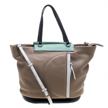 Pre Owned Marc by Marc Jacobs Multicolor Leather Convertible Tote