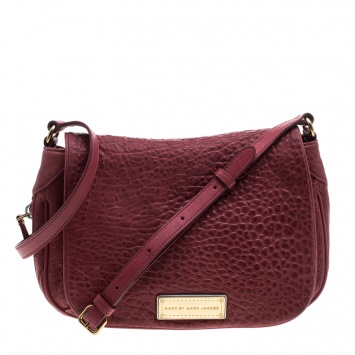 مملوكة مسبقًا Marc by Marc Jacobs Red Leather Washed Up The Nash Crossbody Bag