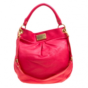 Pre Owned Marc by Marc Jacobs Red Leather Classic Q Hillier Hobo