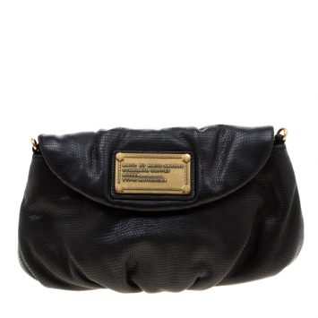 Pre Owned Marc By Marc Jacobs Black Leather Classic Q Karlie Crossbody Bag