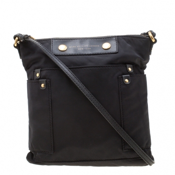 Pre Owned Marc by Marc Jacobs Black Nylon Preppy Sia Crossbody Bag