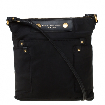 Pre Owned Marc by Marc Jacobs Black Nylon Preppy Sia Crossbody Bag