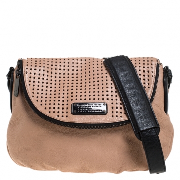 Pre Owned Marc by Marc Jacobs Beige Leather Q Natasha Shoulder Bag