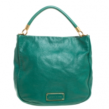 Pre Owned Marc by Marc Jacobs Green Leather Too Hot To Handle Hobo