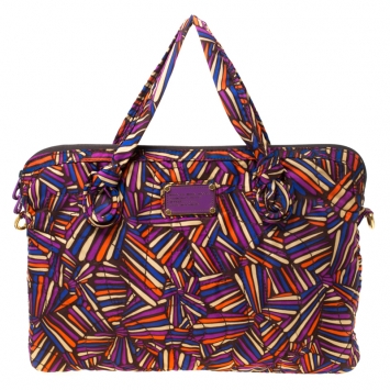 Pre Owned Marc by Marc Jacobs Multicolore Quilted Nylon Laptop Bag