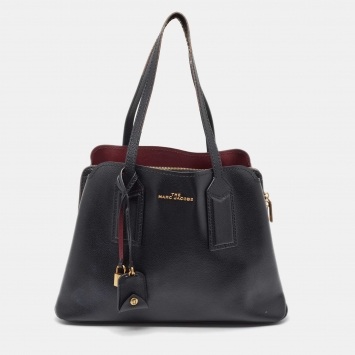 Pre Owned Marc Jacobs Black Leather The Editor Tote