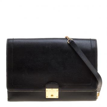 Pre Owned Marc Jacobs Black Leather All In One Crossbody Bag