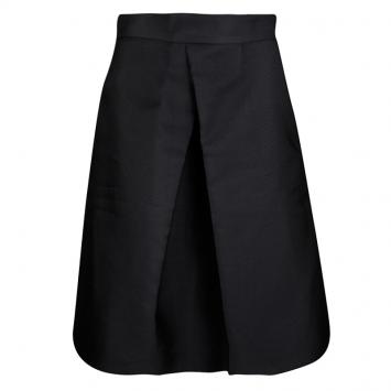 Pre Owned Max Mara Black Inverted Pleat Athos Skirt S