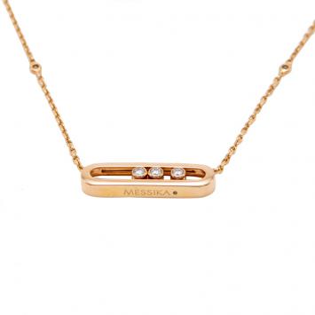 Pre Owned Messika 18K Rose Gold Move Diamond Necklace