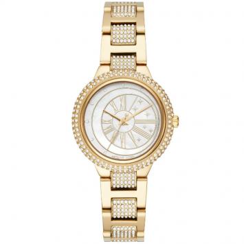 Pre Owned Michael Kors MOP Gold Plated Steel Taryn MK6567 Women's Wristwatch 33MM