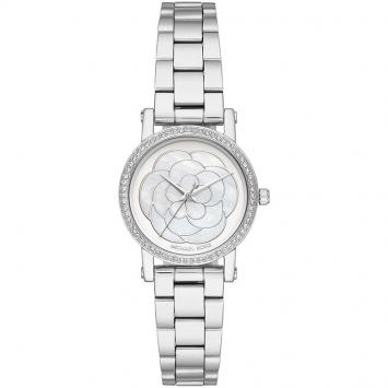 Pre Owned Michael Kors MOP Stainless Steel Petite Norie MK3891 Women's Wristwatch 28MM