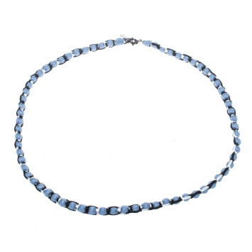 Pre Owned Missoni Blue Roped Ball Long Necklace