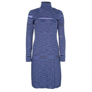 Pre Owned Missoni Variegated Turtleneck Knit Dress M