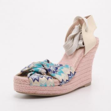 Pre Owned Missoni Espadrille Wedges Size 40