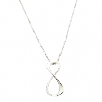 Pre Owned Montblanc UNICEF Infiniment Vôtre Pendant Sterling Silver Necklace
