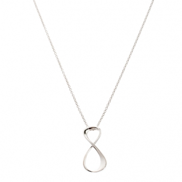 Pre Owned Montblanc Infiniment Vôtre Silver Pendant Necklace