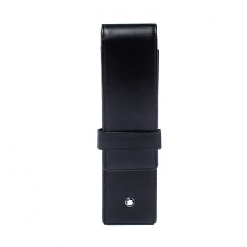 Pre Owned Montblanc Black Leather Meisterstück 2 Pen Pouch