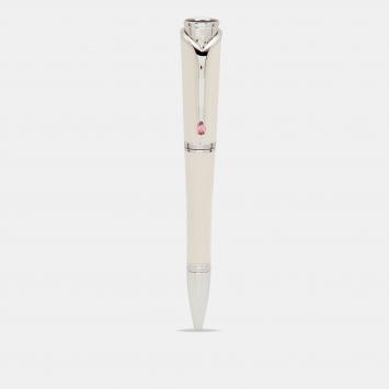 Pre Owned Montblanc Princesse Grace de Monaco Ivory Resin Ballpoint Pen