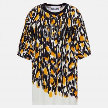 Pre Owned Moschino Cotton Short Sleeved Top S