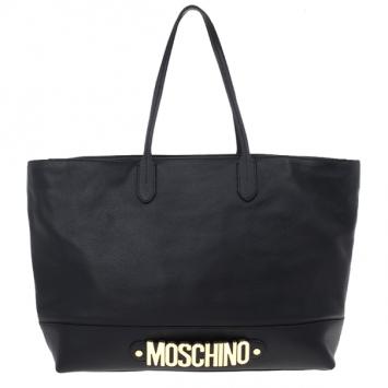 مملوكة مسبقًا Moschino Leather Shopper Tote
