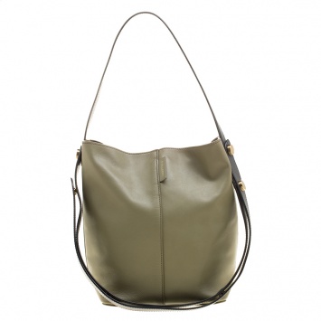 Pre Owned Mulberry Sage Green Leather Small Kite Bag