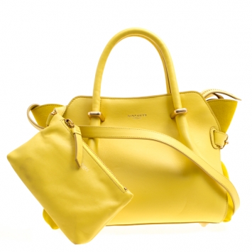 Pre Owned Nina Ricci Yellow Leather Small Marche Tote