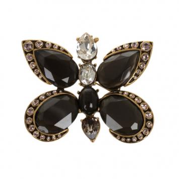 مملوكة مسبقًا Oscar de la Renta Butterfly Brooch