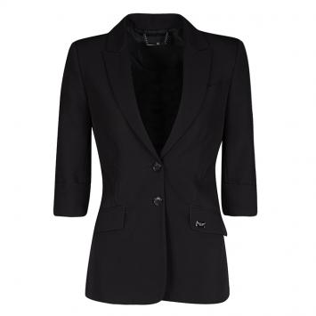 Pre Owned Philipp Plein Couture Black Skull Embellished Blazer S