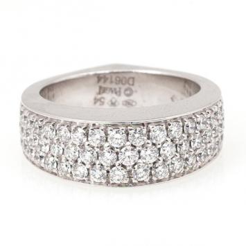 Pre Owned Piaget Diamond Band Ring Size 54.5