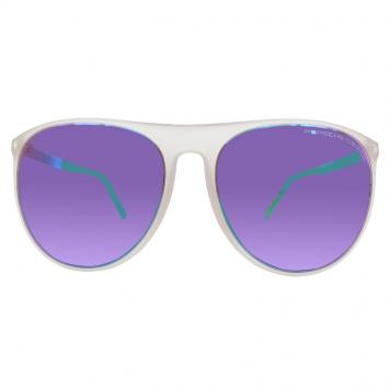 Pre Owned Porsche Design White P8596 Wayfarer Sunglasses