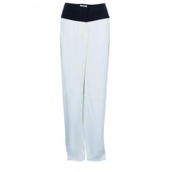 Pre Owned Prabal Gurung Wide Leg Tuxedo Pants S