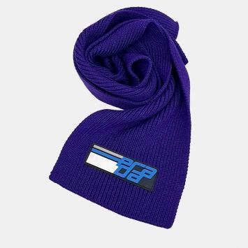 Pre Owned Prada Blue Wool Muffler