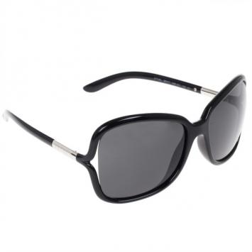 Pre Owned Prada Black Oversized Square Sunglasses
