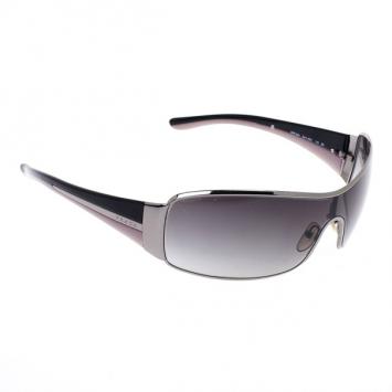 Pre Owned Prada Black Shield Women Sunglasses