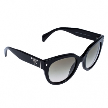 مملوكة مسبقًا Prada Black/Green Gradient SPR17O Wayfarer Sunglasses