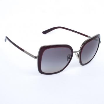 Pre Owned Prada Burgundy Square Womens Sunglasses