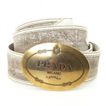 مملوكة مسبقًا Prada Cinture Buckle Belt